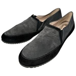 French Sole FS/NY Women’s Size 10.5 Gray Black Tangible Slip On Loafers